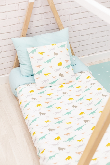 Conjunto ropa de cama infantil dinosaurios
