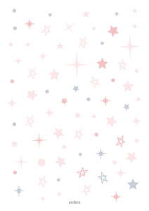 Vinilo estrellas rosa