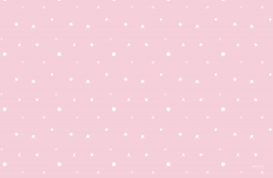 Alfombra vinílica infantil Estrellas rosa