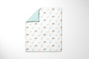 Funda nórdica para cuna Animales de la sabana