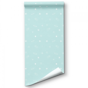 Papel pintado espacio mint