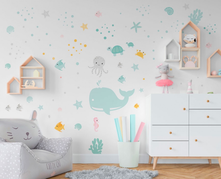 Habitaciones Infantiles - Vinilo Decorativo Avión Con Dinosaurio