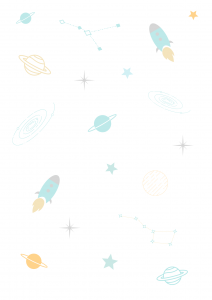 Papel pintado cohete espacial