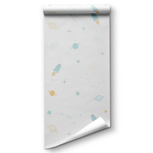 Papel pintado cohete espacial