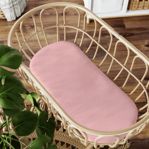 Bajera capazo y cuco rosa