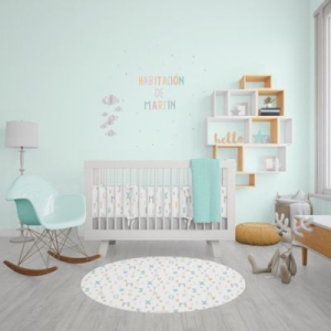 Alfombra redonda Abecedario para regalar en un baby shower