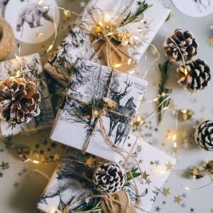 Decoración sostenible y económica para Navidad