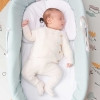 Vestidura para capazo y moisés de bebé mint. Vestidura de moisés de bebé de la tienda online de textil hogar, accesorios y decoración infantil con confección propia en la Comunidad Valenciana. Diseños propios con tejidos 100% algodón orgánico, hechos en España, sostenibles y ecológicos.