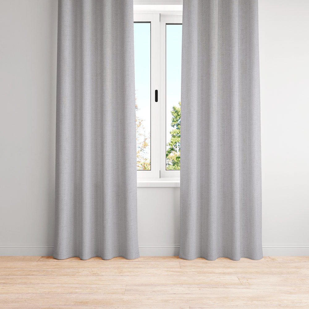 Cortina gris algodón